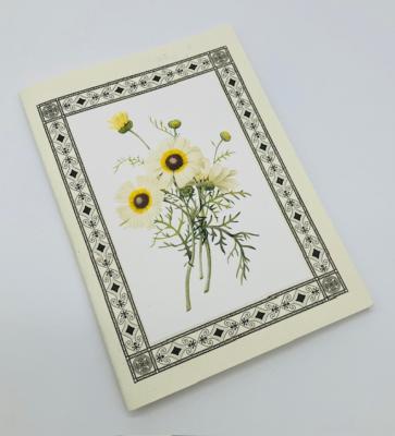 Cahier fleurs blanches